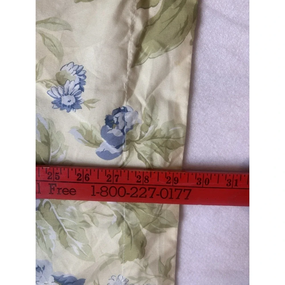 Waverly Floral Pillow Shams Blue Green 29
